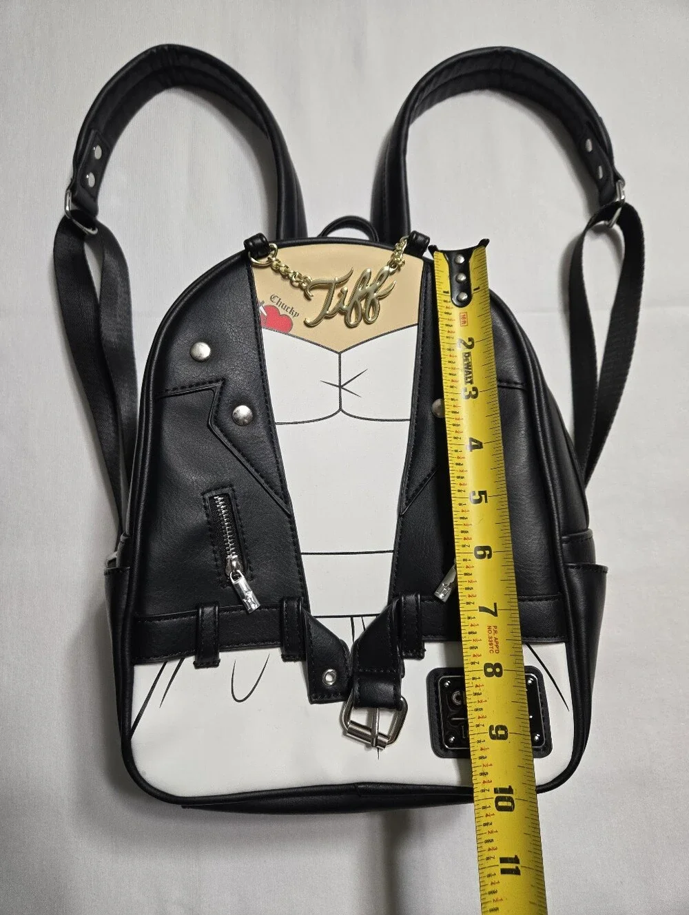 loungefly x Bride Of Chucky Tiffany Mini Backpack Black Zip Everyday